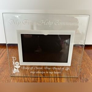 Glass 1st Communion Photo Frame